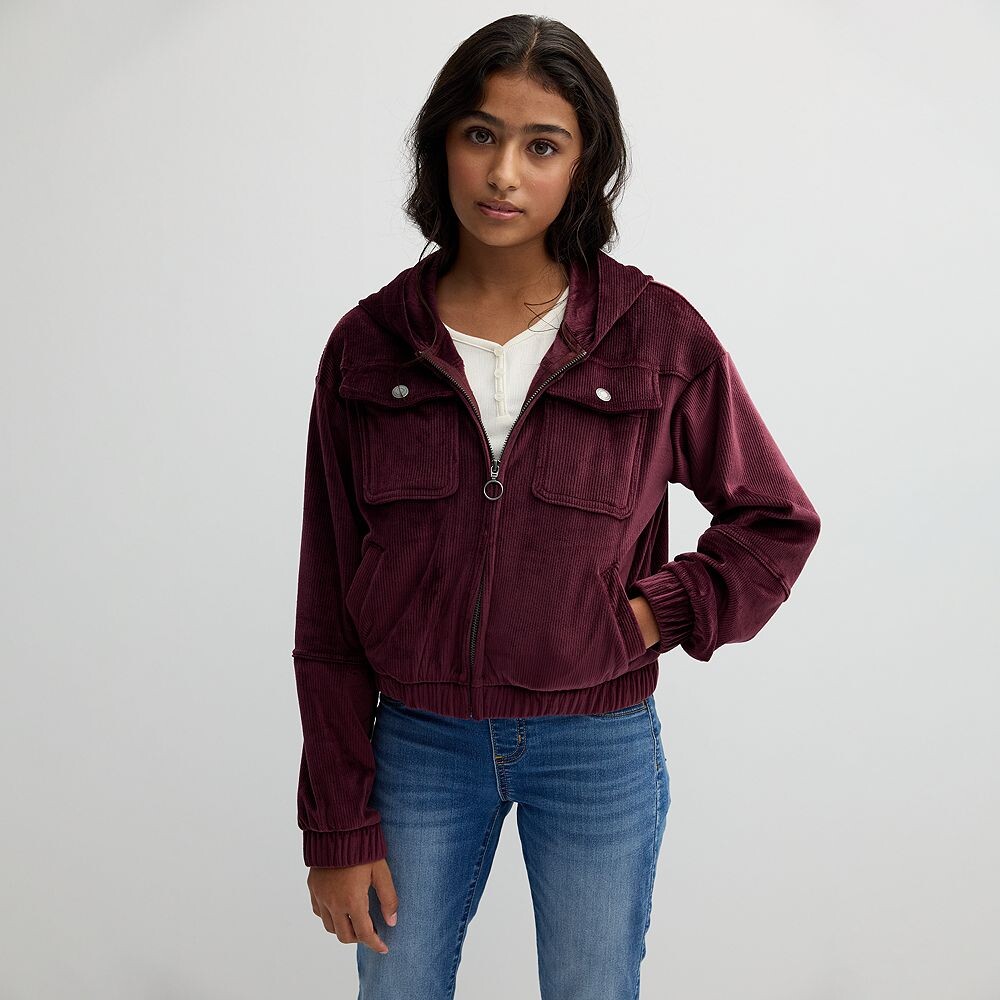 Уютный вельветовый бомбер SO для девочек 6–20 лет обычного и большого размера, цвет Festive Violet
Уютный вельветовый бомбер SO для девочек 6–20 лет обычного и большого размера, цвет Festive Violet