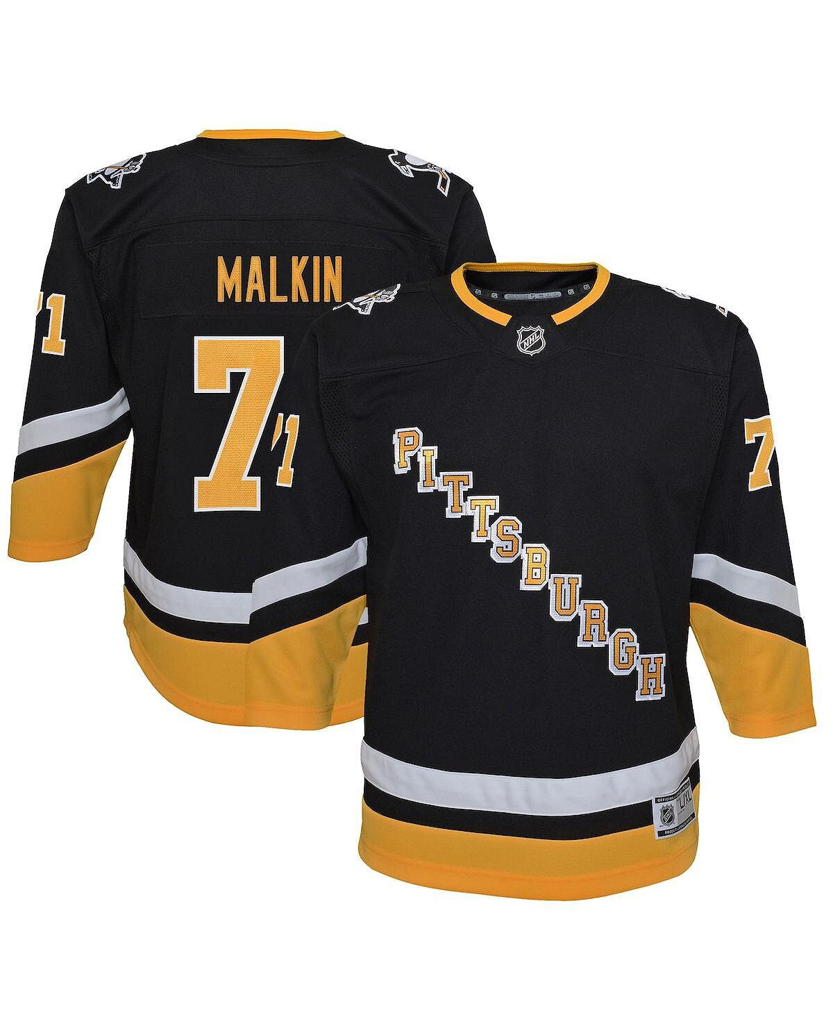 Джерси Big Boys Evgeni Malkin Black Pittsburgh Penguins 2021/22, альтернативный премьер-игрок Outerstuff
Джерси Big Boys Evgeni Malkin Black Pittsburgh Penguins 2021/22, альтернативный премьер-игрок Outerstuff