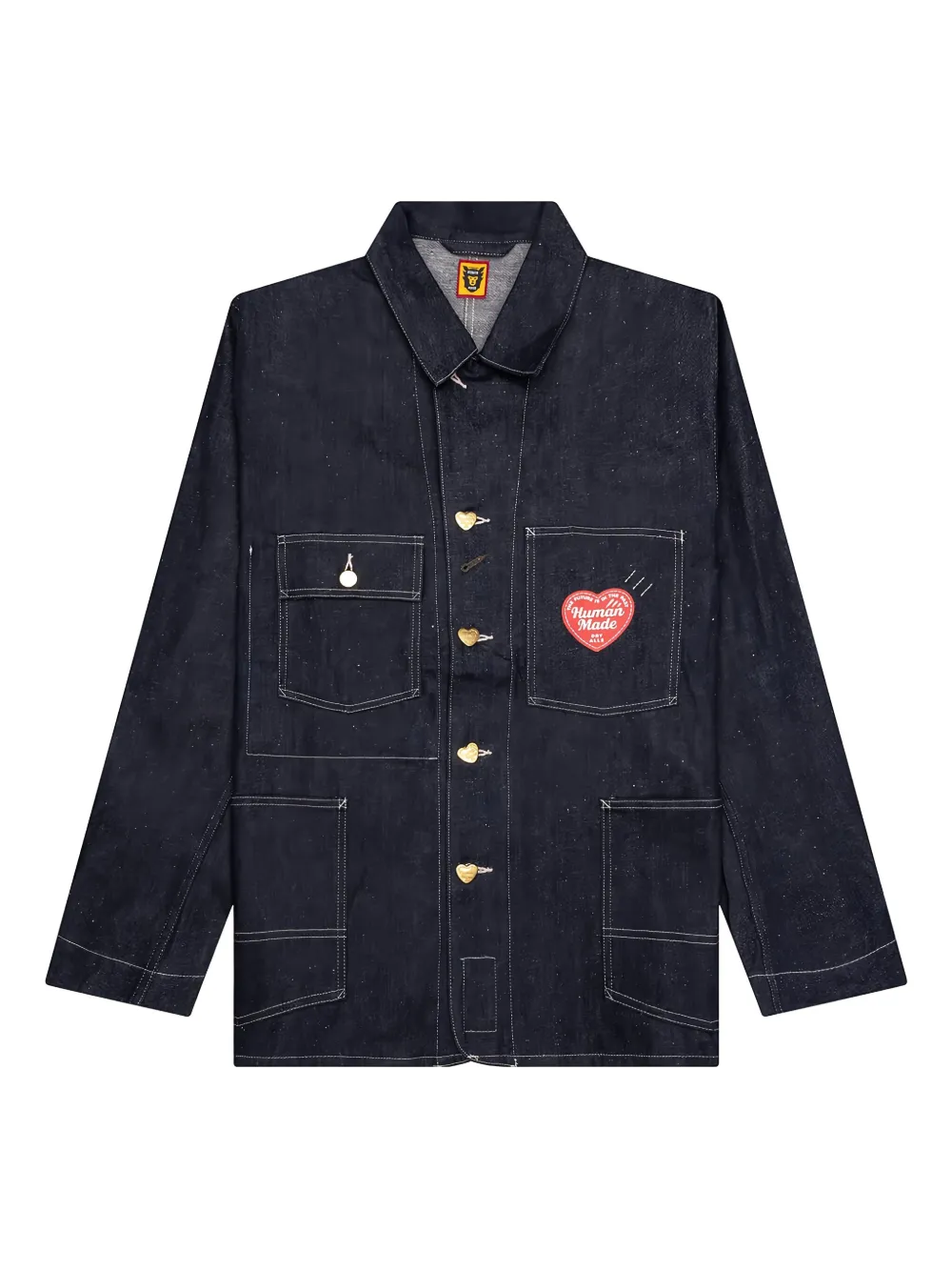 Джинсовая куртка с нашивкой в виде сердца Human Made, синий
Джинсовая куртка с нашивкой в виде сердца Human Made, синий