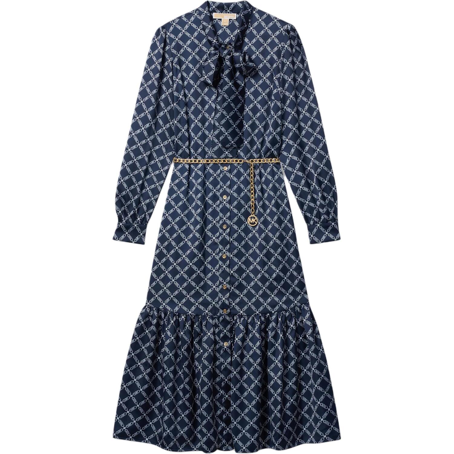 Женское платье с длинными рукавами FW25 MICHAEL KORS, синий
Женское платье с длинными рукавами FW25 MICHAEL KORS, синий