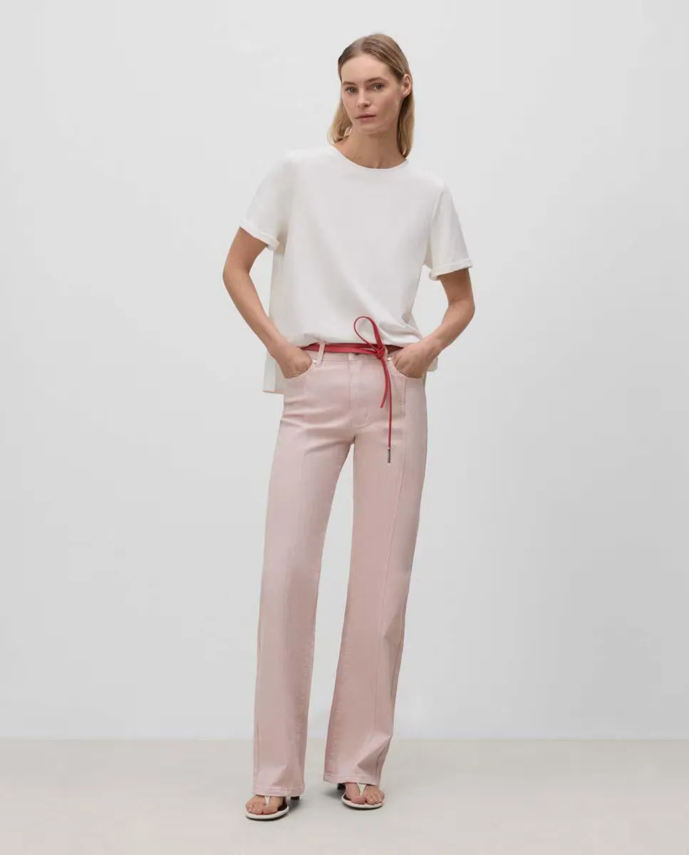 Женские брюки со складками из твила спереди Simorra, розовый
Женские брюки со складками из твила спереди Simorra, розовый