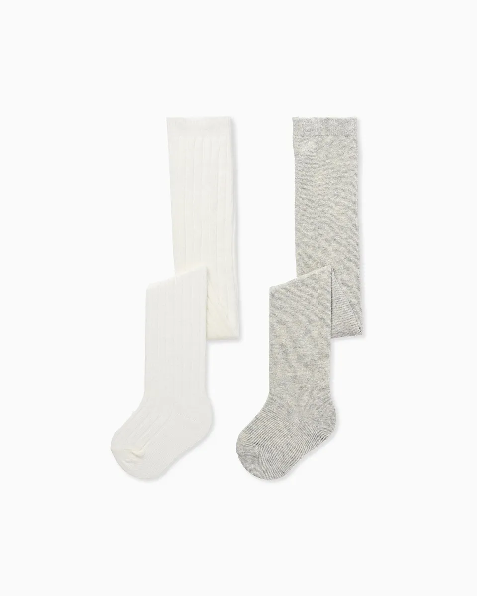 Набор из 2 детских колготок Zippy, серый/белый
Набор из 2 детских колготок Zippy, серый/белый