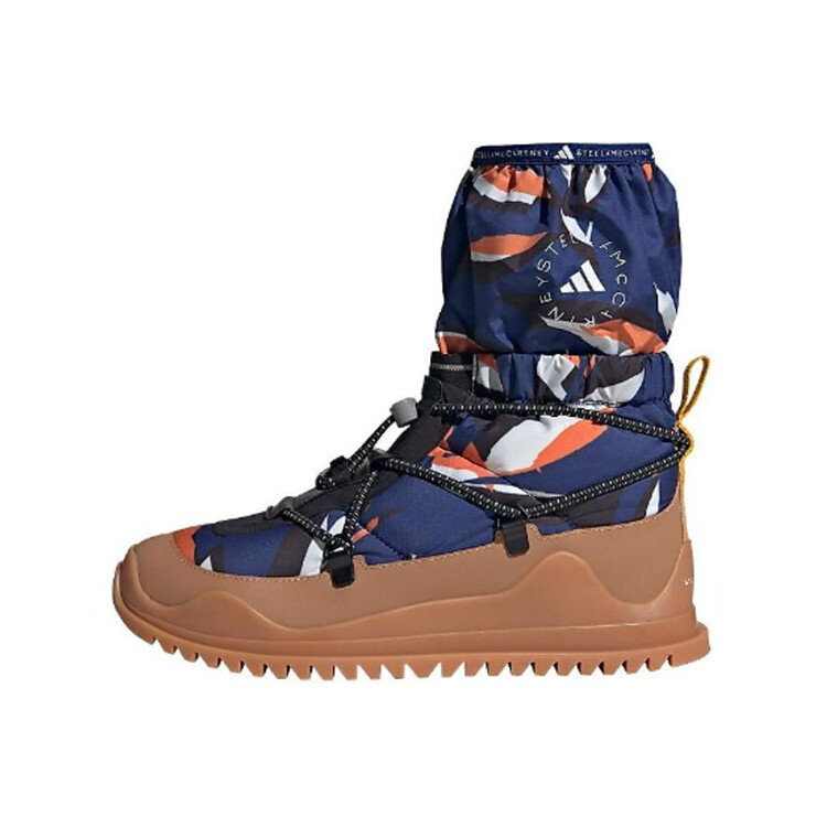 X Stella McCartney Cotitled Series Outdoor Performance Shoes Women's High-top Mystery Ink/Crew Yellow/Gum Adidas
X Stella McCartney Cotitled Series Outdoor Performance Shoes Women's High-top Mystery Ink/Crew Yellow/Gum Adidas