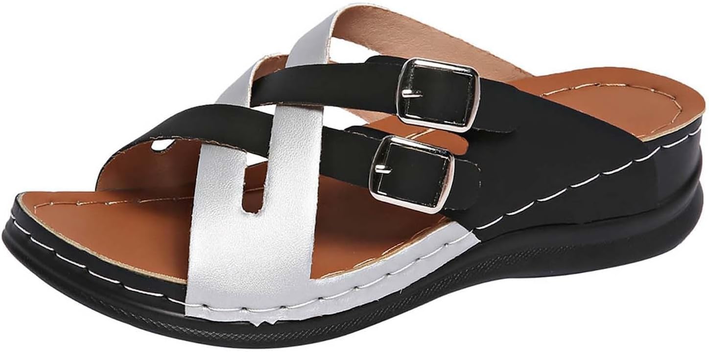 Ортопедические сандалии для женщин на каблуке, открытый носок, платформенные сандалии, регулируемый ремешок на щиколотке, повседневные пляжные туфли, легкие сандалии для пляжного отдыха, поддержка свода стопы, обувь на слипоне Generic, серебро
Ортопедические сандалии для женщин на каблуке, открытый носок, платформенные сандалии, регулируемый ремешок на щиколотке, повседневные пляжные туфли, легкие сандалии для пляжного отдыха, поддержка свода стопы, обувь на слипоне Generic, серебро