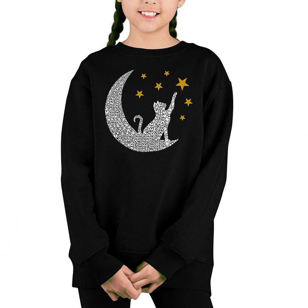 Cat Moon — толстовка с круглым вырезом для девочек с принтом Word Art LA Pop Art, черный
Cat Moon — толстовка с круглым вырезом для девочек с принтом Word Art LA Pop Art, черный