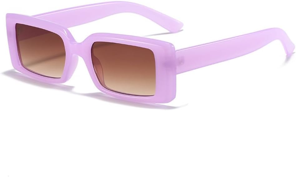 Ретро прямоугольные солнцезащитные очки для женщин, модные, сине-зеленые, мужские солнцезащитные очки с защитой от УФ-излучения UV400 и градиентным переходом цвета LXLHWN, Jelly Purple Tea
Ретро прямоугольные солнцезащитные очки для женщин, модные, сине-зеленые, мужские солнцезащитные очки с защитой от УФ-излучения UV400 и градиентным переходом цвета LXLHWN, Jelly Purple Tea