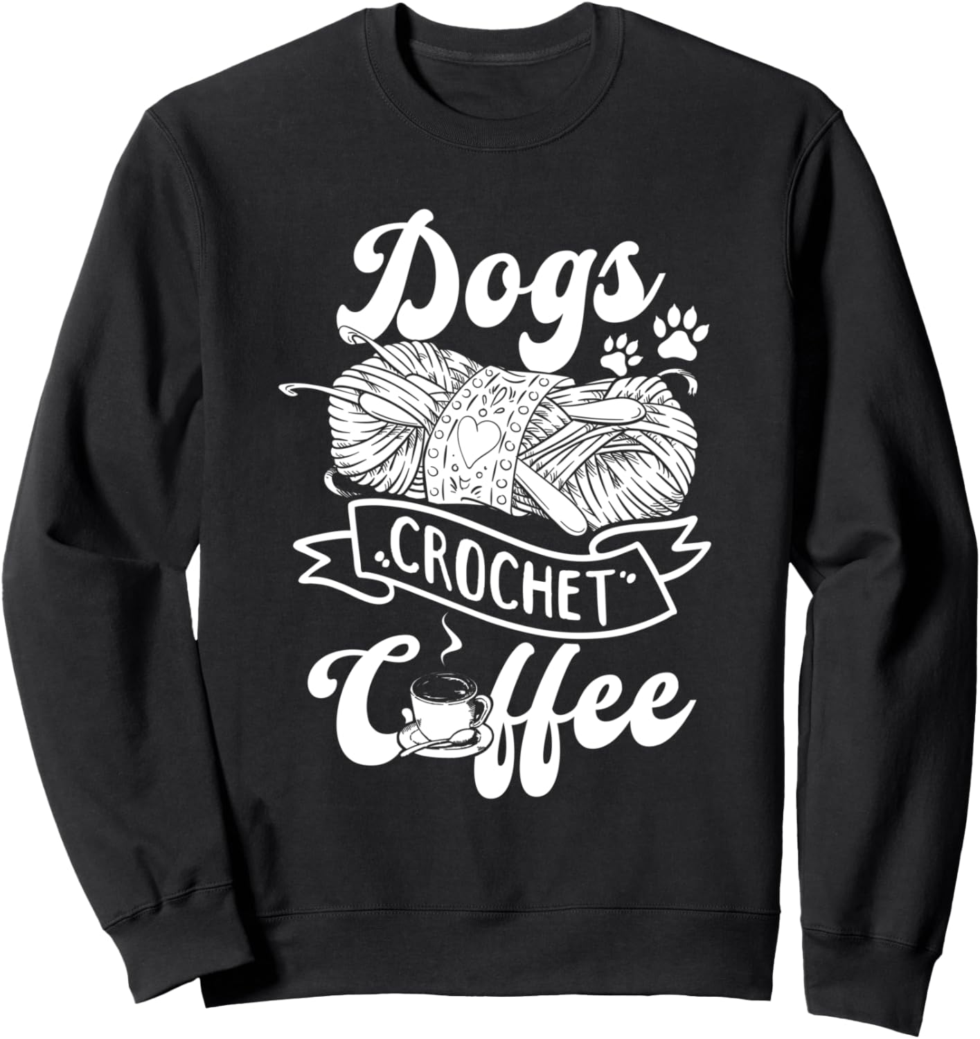 Вязаная толстовка с изображением собаки и кофе - вязаная толстовка для владельца собаки Dog Owner Dog Lover Crocheting Crochet, черный
Вязаная толстовка с изображением собаки и кофе - вязаная толстовка для владельца собаки Dog Owner Dog Lover Crocheting Crochet, черный