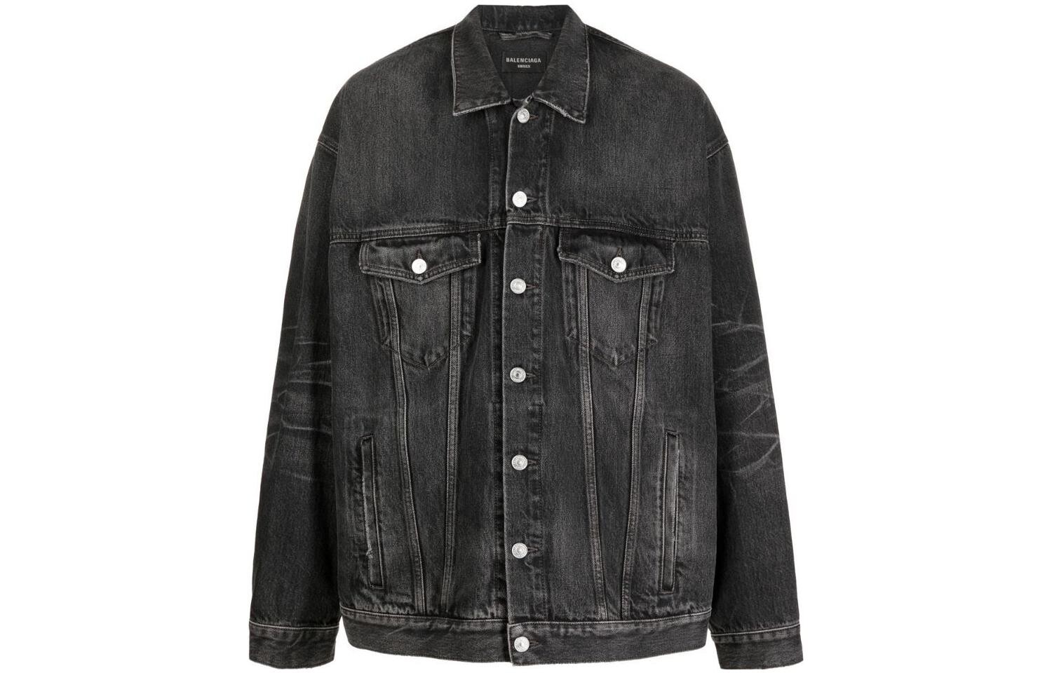 Джинсовая куртка мужская черная Balenciaga, черный
Джинсовая куртка мужская черная Balenciaga, черный