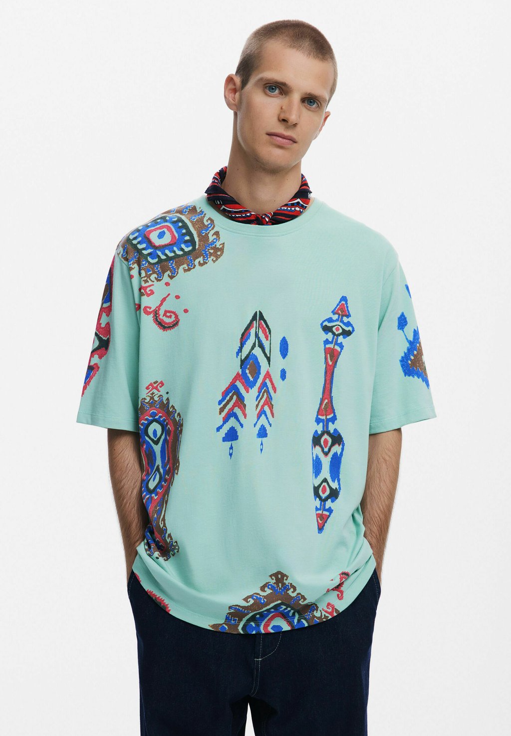 Футболка с принтом Desigual, зеленый
Футболка с принтом Desigual, зеленый