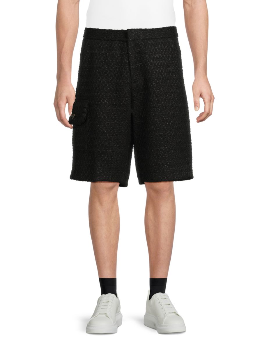 Твидовые шорты-карго Valentino, черный
Твидовые шорты-карго Valentino, черный
