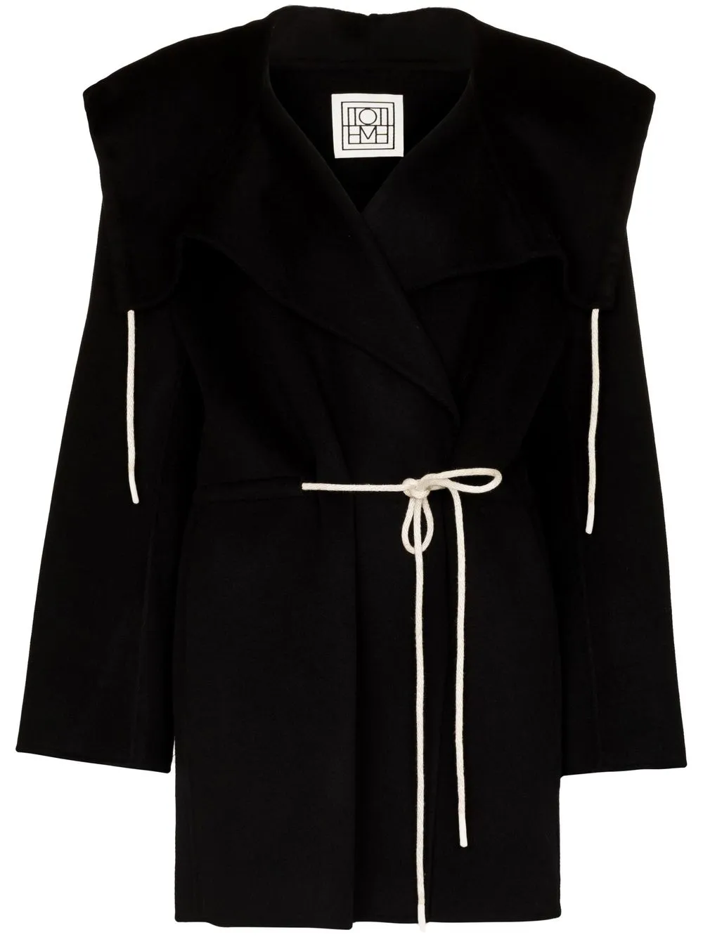 Пальто с капюшоном и завязками TOTEME, черный
Пальто с капюшоном и завязками TOTEME, черный