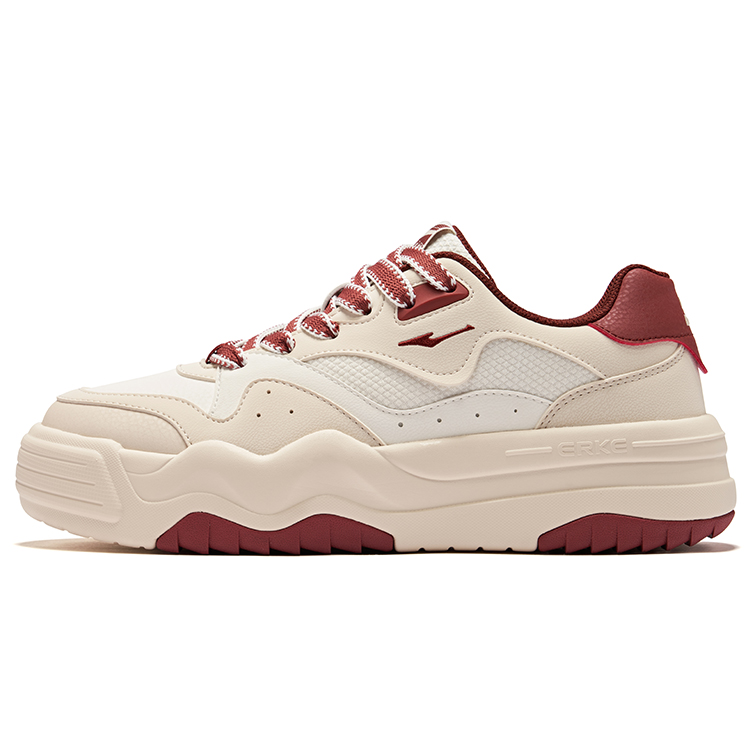 Erke Низкие кроссовки для скейтбординга с износостойким покрытием, мужские, цвет "эгг-ног серый", микрокристаллический белый 
Erke Низкие кроссовки для скейтбординга с износостойким покрытием, мужские, цвет "эгг-ног серый", микрокристаллический белый