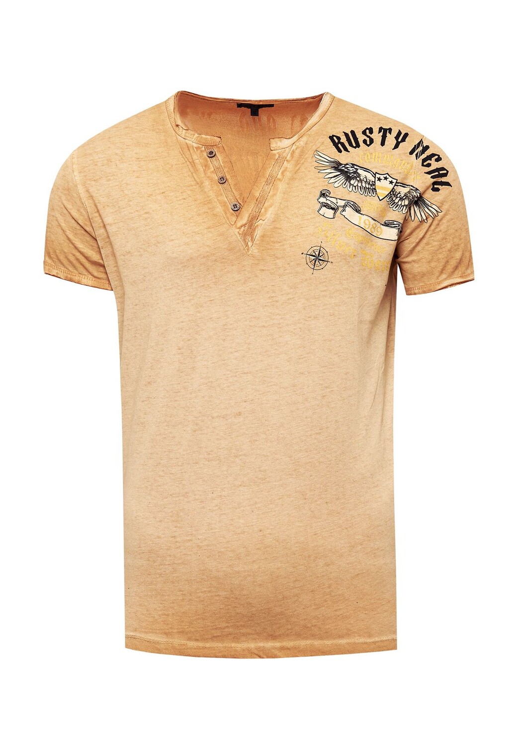 Футболка с модной планкой на пуговицах RUSTY NEAL, цвет Camel
Футболка с модной планкой на пуговицах RUSTY NEAL, цвет Camel