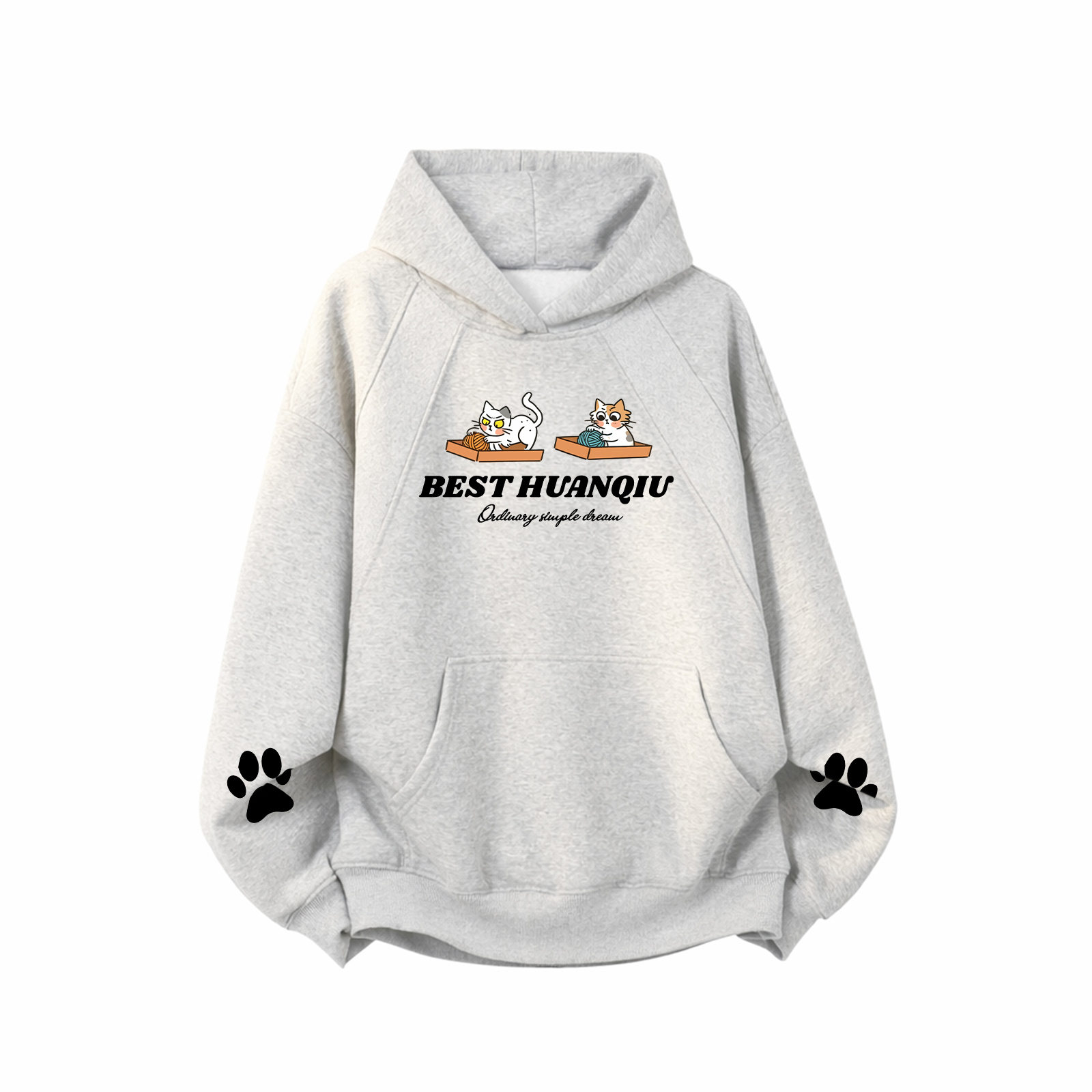 Толстовка Unisex Hooded Moderate Heavyweight HUANQIU, белый heather серый
Толстовка Unisex Hooded Moderate Heavyweight HUANQIU, белый heather серый