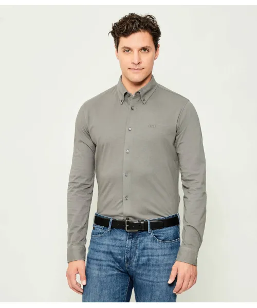 Рубашка myjersey_m Slim fit Boss Orange, серый
Рубашка myjersey_m Slim fit Boss Orange, серый