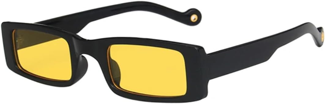 Солнцезащитные очки с защитой UV400 | Маленькая оправа, линзы конфетного цвета | Для женщин и мужчин, для занятий спортом на открытом воздухе и вождения DSVIGF, Black Yellow
Солнцезащитные очки с защитой UV400 | Маленькая оправа, линзы конфетного цвета | Для женщин и мужчин, для занятий спортом на открытом воздухе и вождения DSVIGF, Black Yellow