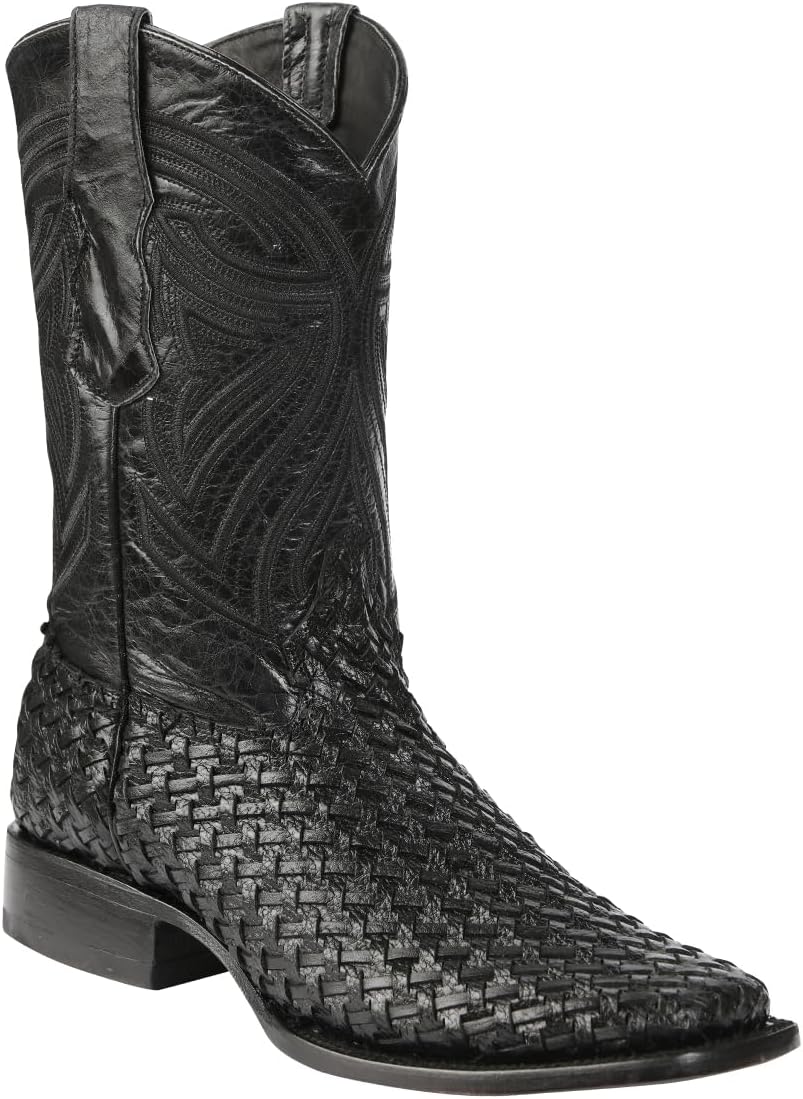 Мужские ковбойские родео-бутсы из кожи петатильо с квадратным носком Botas Vaqueras R01 Generic, черный
Мужские ковбойские родео-бутсы из кожи петатильо с квадратным носком Botas Vaqueras R01 Generic, черный
