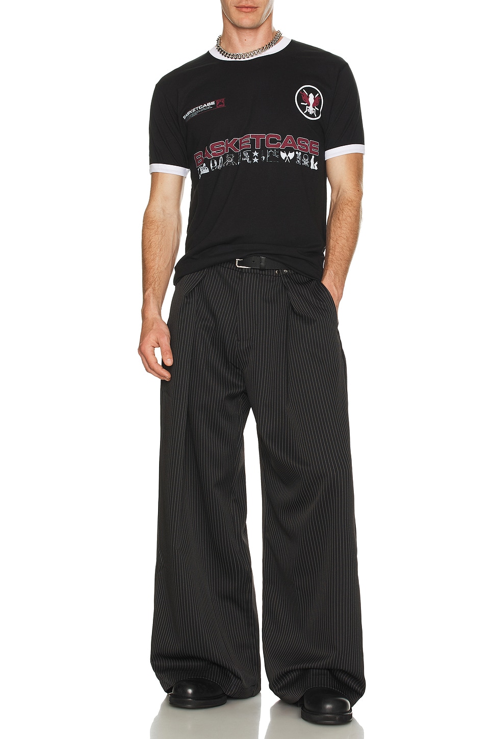 Футболка Computer Ringer Basketcase, Black & White
Футболка Computer Ringer Basketcase, Black & White