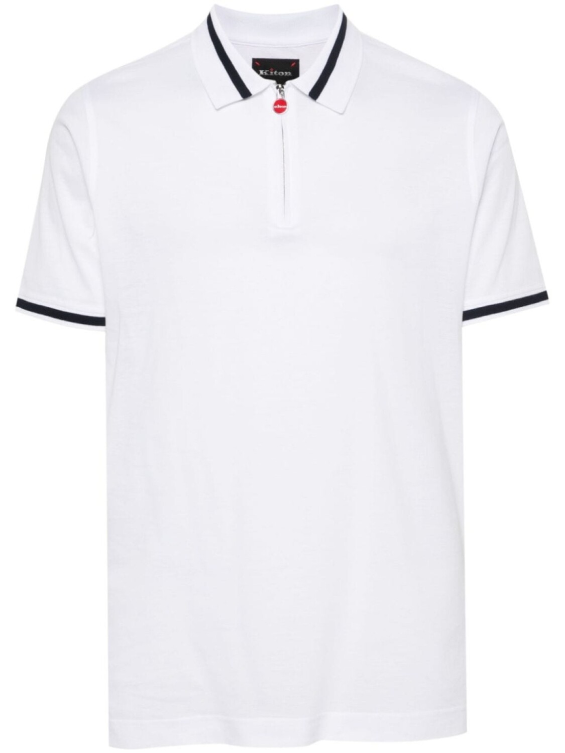 Kiton рубашка поло на молнии, белый
Kiton рубашка поло на молнии, белый