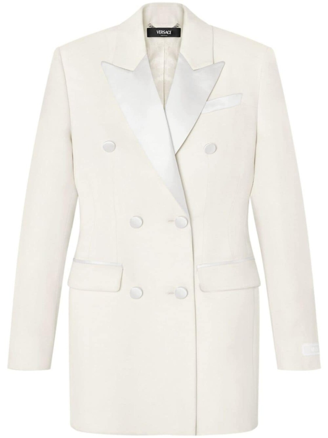 Versace двубортное платье-блейзер, белый
Versace двубортное платье-блейзер, белый
