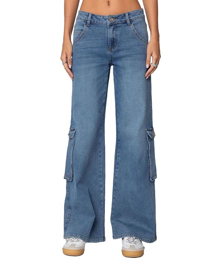 Джинсы-карго Edikted Lunar с низкой посадкой, синий
Джинсы-карго Edikted Lunar с низкой посадкой, синий