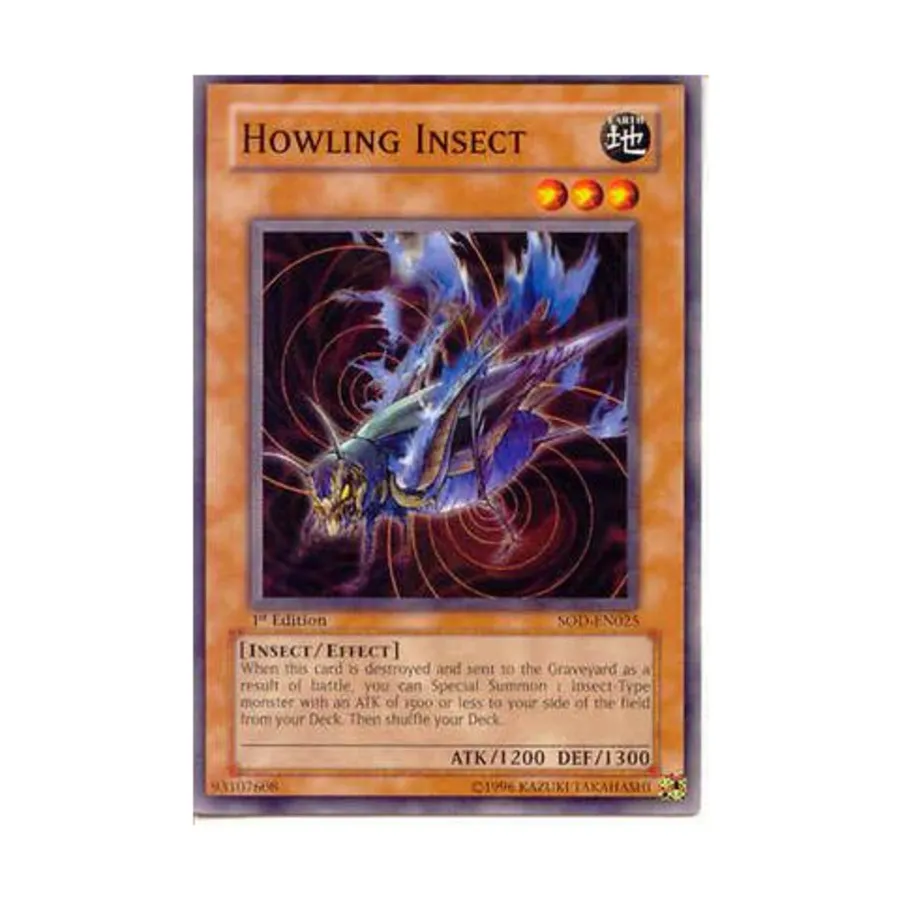 CCG Воющее насекомое (обычное), Yu-Gi-Oh - Soul of the Duelist - Singles 
CCG Воющее насекомое (обычное), Yu-Gi-Oh - Soul of the Duelist - Singles