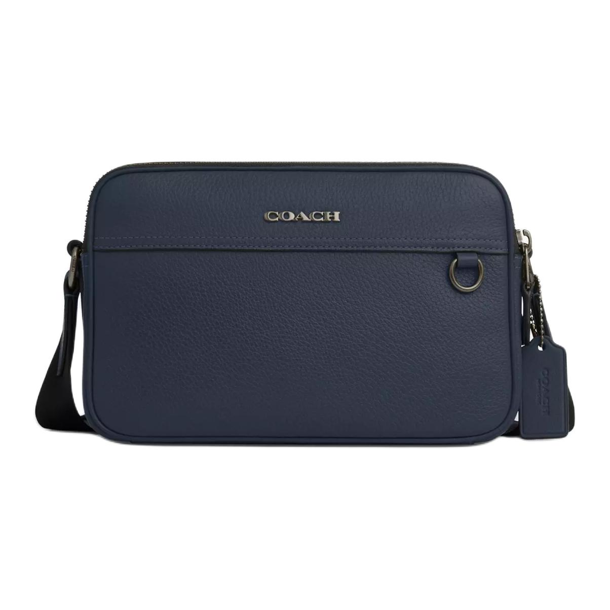 COACH Кожаная сумка Graham из гладкой телячьей кожи, кросс-боди средний размер, мужская, цвет denim blue
COACH Кожаная сумка Graham из гладкой телячьей кожи, кросс-боди средний размер, мужская, цвет denim blue
