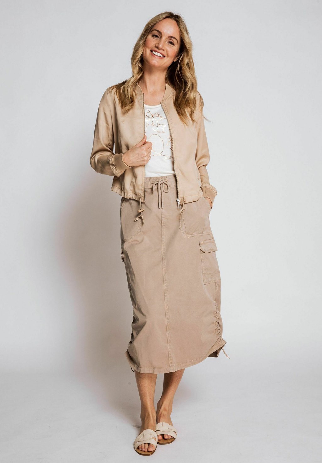 Юбка А-силуэта Zhrill, коричневый
Юбка А-силуэта Zhrill, коричневый