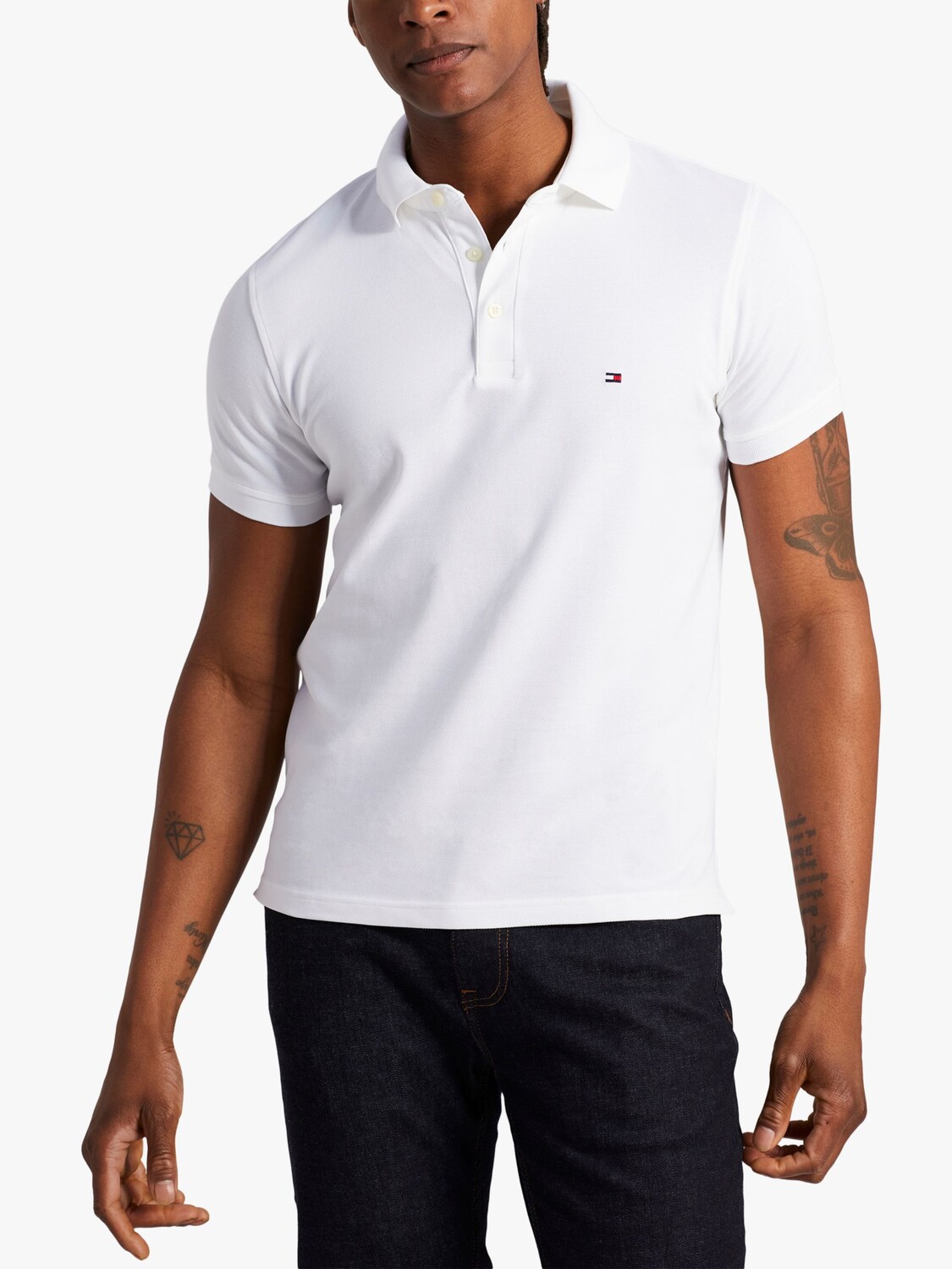 Рубашка-поло приталенного кроя Tommy Hilfiger 1985, белая
Рубашка-поло приталенного кроя Tommy Hilfiger 1985, белая