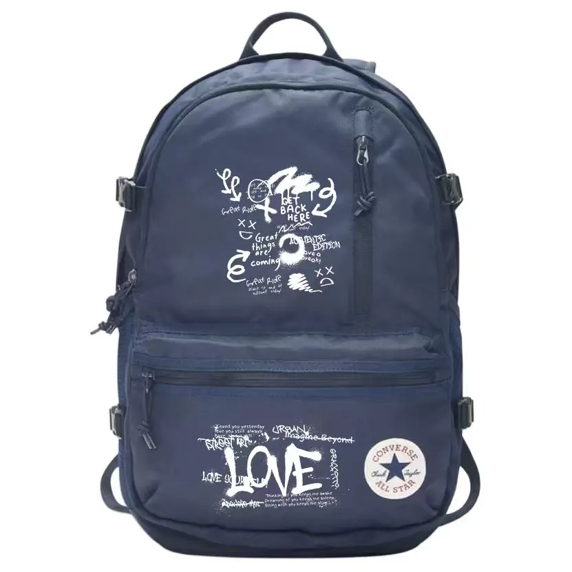 Converse Полиэстеровый рюкзак унисекс темно-синий, Obsidian Blue 
Converse Полиэстеровый рюкзак унисекс темно-синий, Obsidian Blue