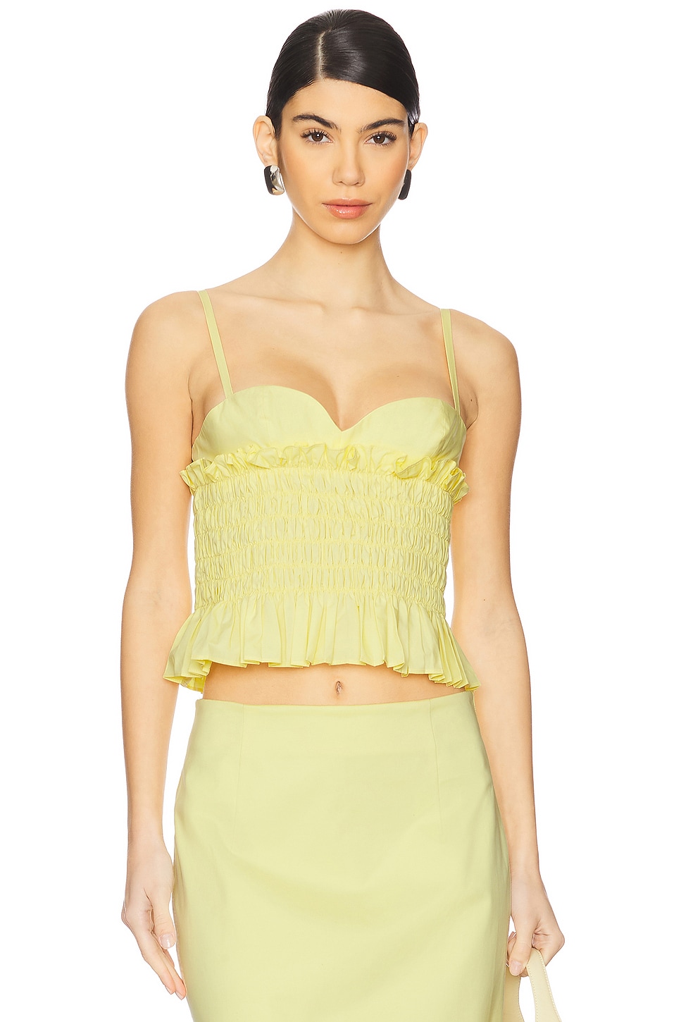 Топ с драпировкой Celeste Clea, citrine 
Топ с драпировкой Celeste Clea, citrine