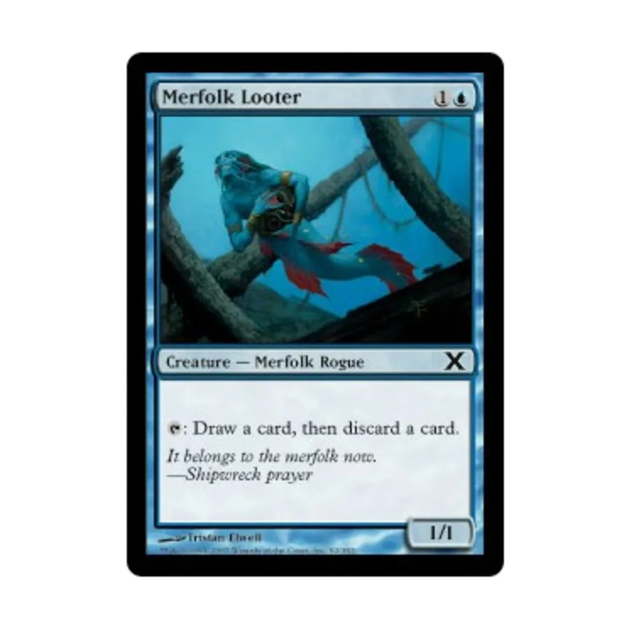 CCG Мерфолк-грабитель (клавиша C), MTG - 10th Edition
CCG Мерфолк-грабитель (клавиша C), MTG - 10th Edition