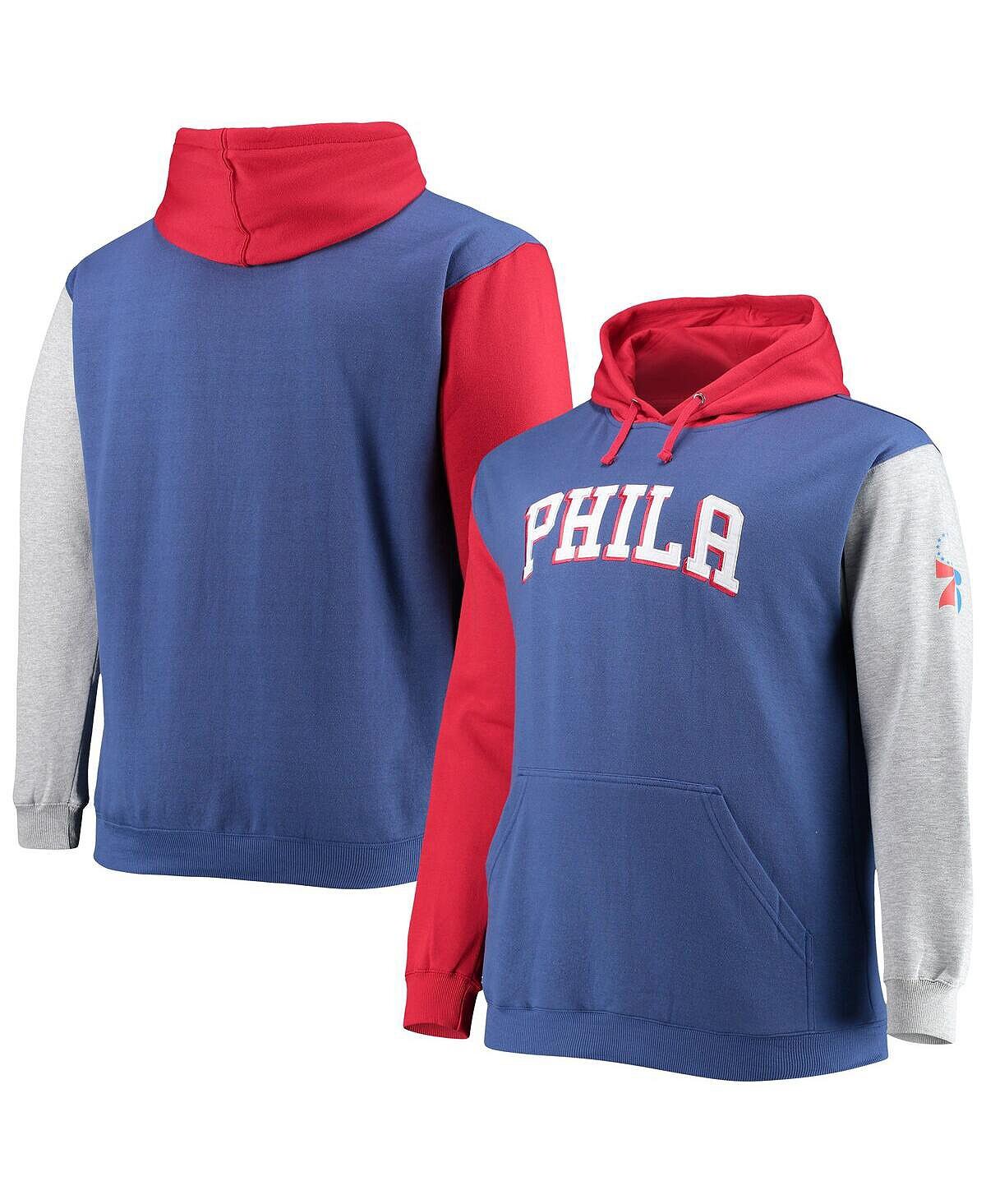 Мужской фирменный красный пуловер с капюшоном Philadelphia 76ers Big and Tall с двойным контрастом Fanatics
Мужской фирменный красный пуловер с капюшоном Philadelphia 76ers Big and Tall с двойным контрастом Fanatics