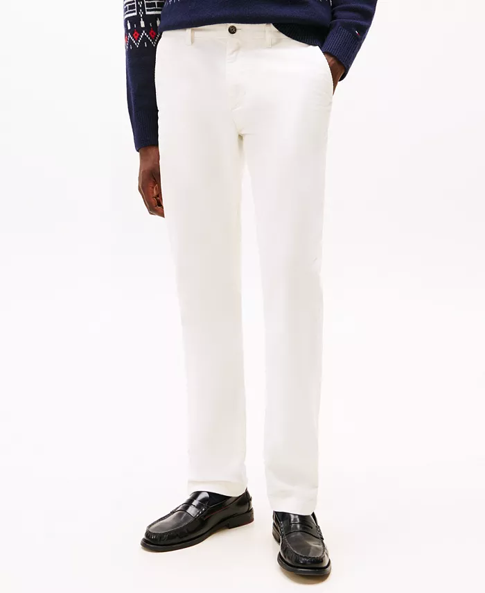 Мужские брюки Denton Slim Straight Fit из вельвета Tommy Hilfiger, белый
Мужские брюки Denton Slim Straight Fit из вельвета Tommy Hilfiger, белый