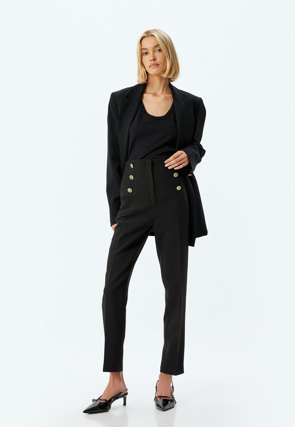 Брюки HIGH RISE Koton, черный
Брюки HIGH RISE Koton, черный