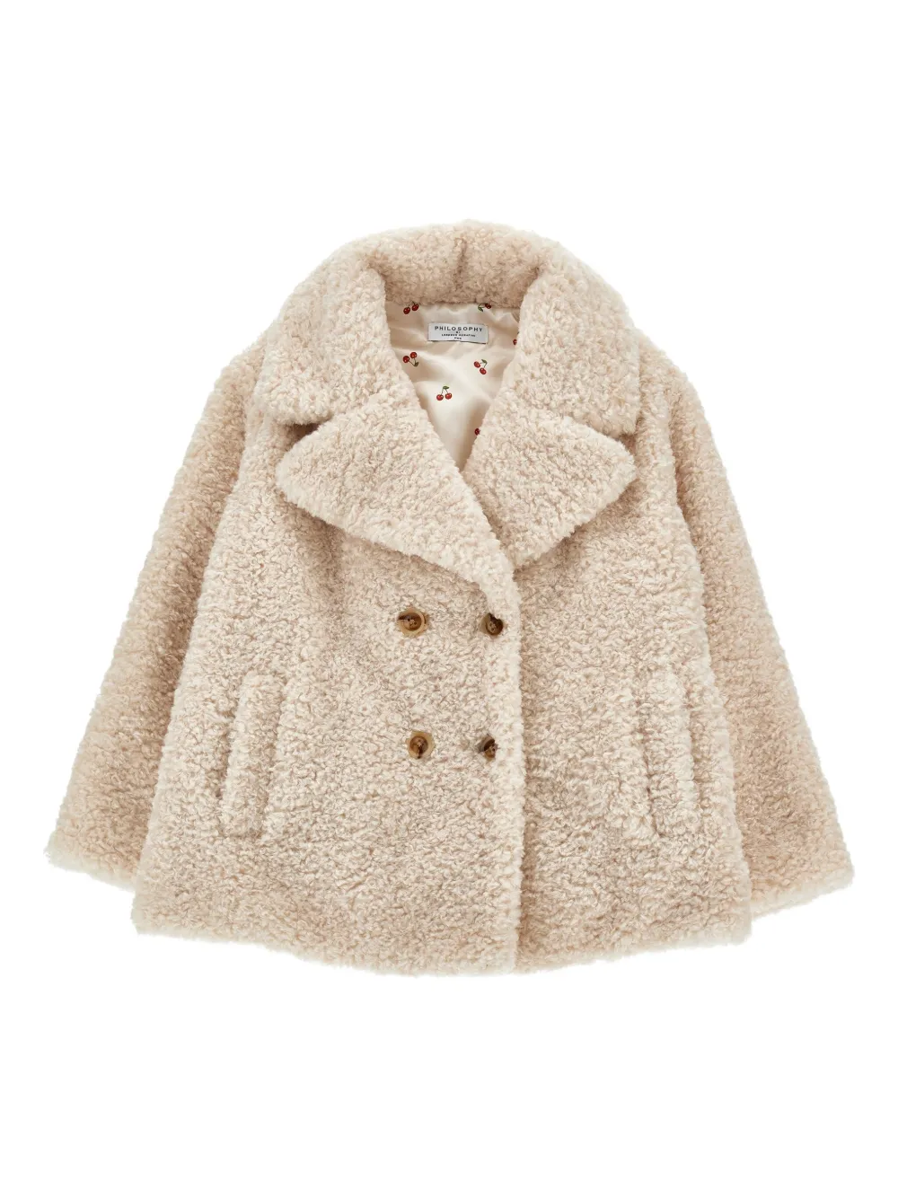 Двубортное пальто Тедди Philosophy Di Lorenzo Serafini Kids, нейтральный
Двубортное пальто Тедди Philosophy Di Lorenzo Serafini Kids, нейтральный