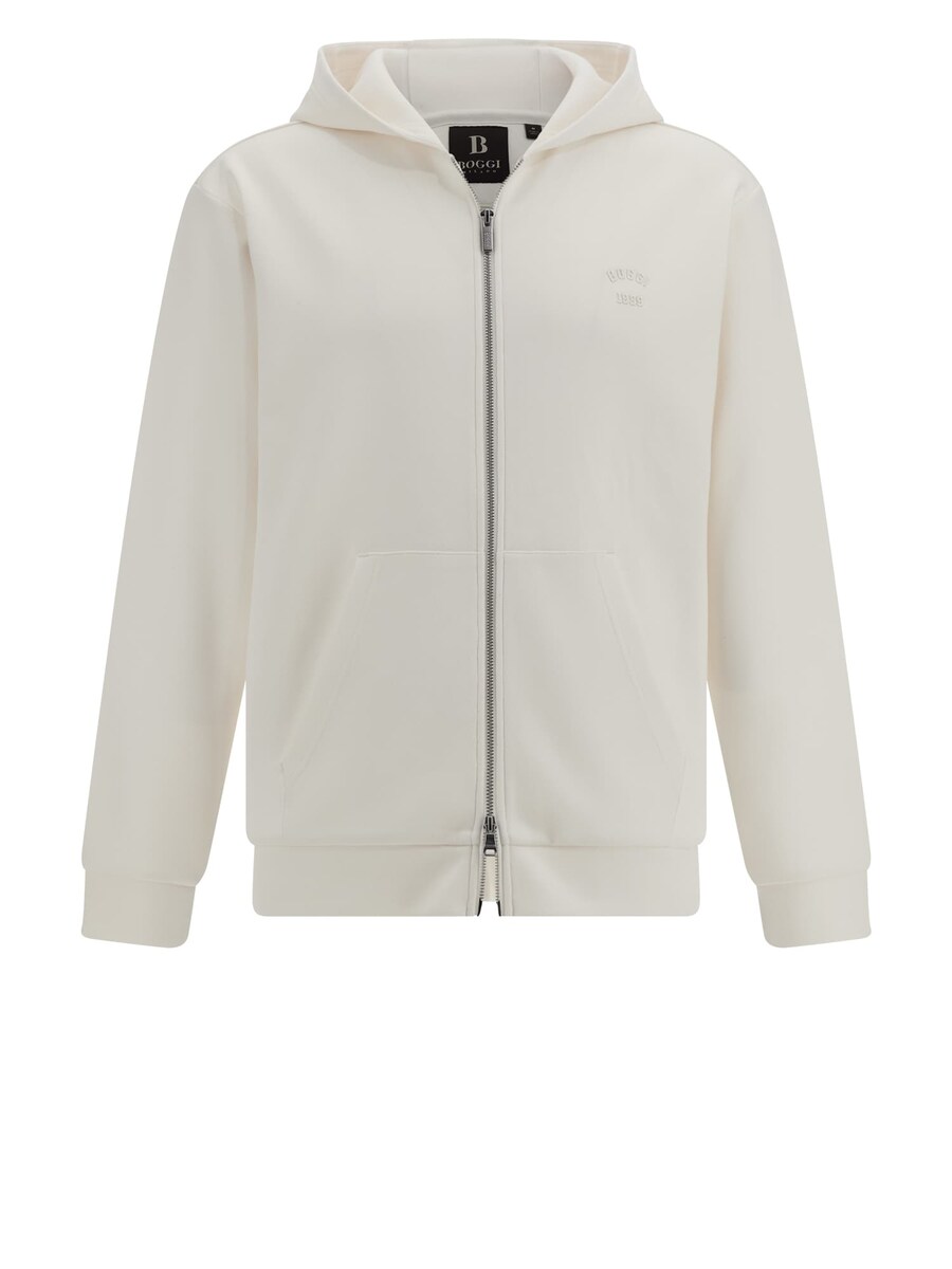 Толстовка с капюшоном на молнии Boggi Milano, кремовый
Толстовка с капюшоном на молнии Boggi Milano, кремовый