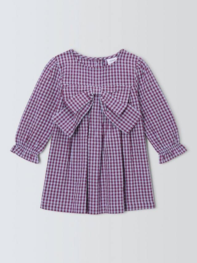 Платье Baby Check с бантом John Lewis, Purple
Платье Baby Check с бантом John Lewis, Purple