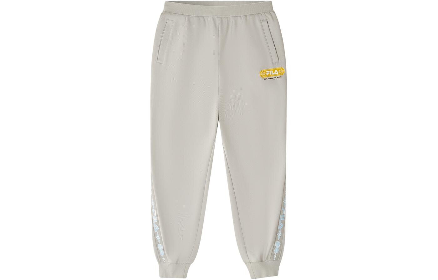 Детские трикотажные спортивные штаны FILA, цвет Snow silver gray 
Детские трикотажные спортивные штаны FILA, цвет Snow silver gray