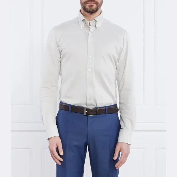 Рубашка узкого кроя Emanuel Berg, бежевый
Рубашка узкого кроя Emanuel Berg, бежевый