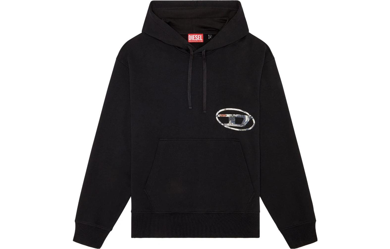 Хлопковая толстовка с капюшоном S-Macs-L4 DIESEL, черная
Хлопковая толстовка с капюшоном S-Macs-L4 DIESEL, черная