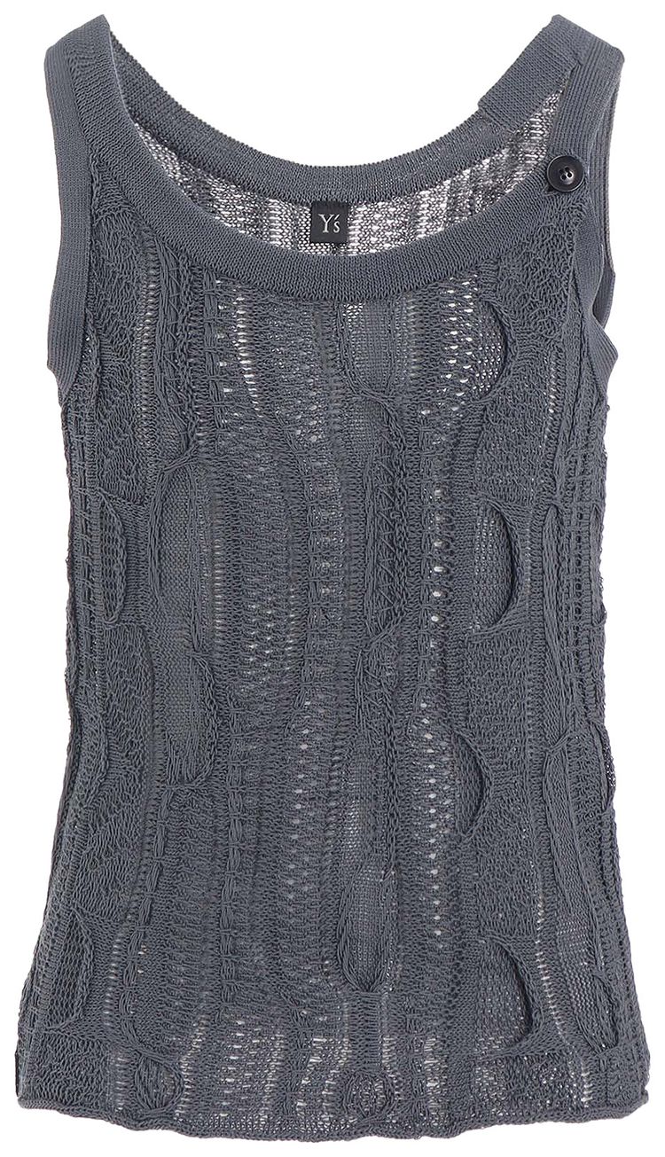 Тканевая майка Y's Solid Knit Arranged Strap Tank Top, синий цвет
Тканевая майка Y's Solid Knit Arranged Strap Tank Top, синий цвет