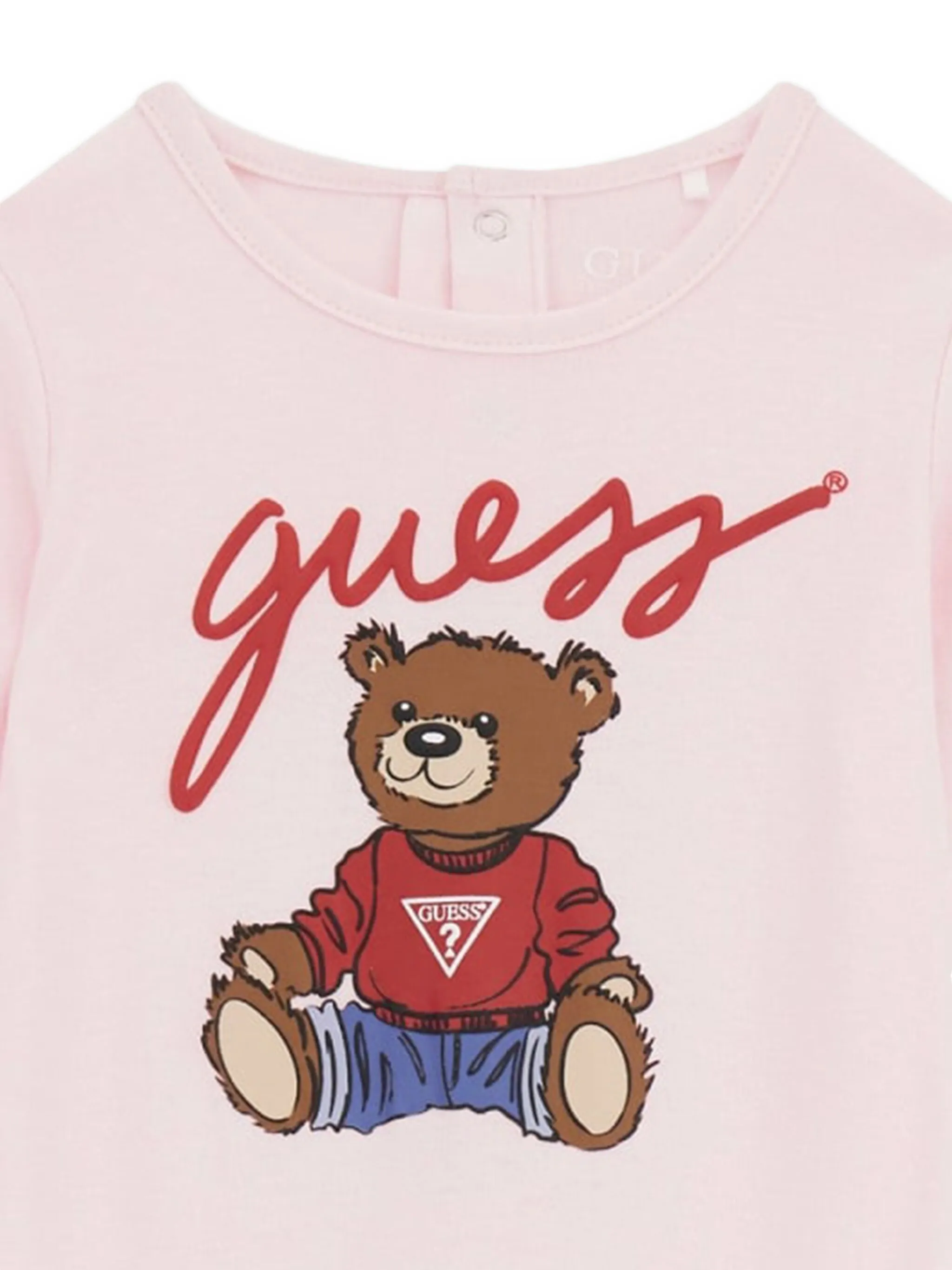 Комбинезон с принтом Guess Kids, розовый
Комбинезон с принтом Guess Kids, розовый