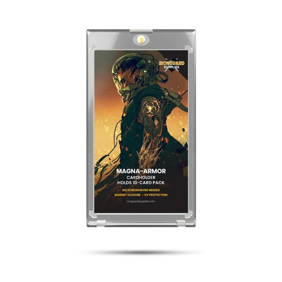 Магнитный держатель для карт One-Touch на 10 карточек, Card Sleeves & Protection (Ironguard Supplies)
Магнитный держатель для карт One-Touch на 10 карточек, Card Sleeves & Protection (Ironguard Supplies)