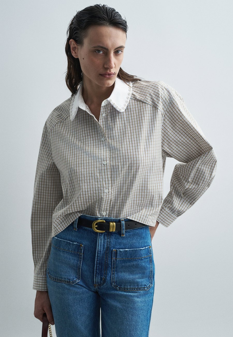 Блуза sandro CHEMISE, Beige/Blanc/Beige
Блуза sandro CHEMISE, Beige/Blanc/Beige