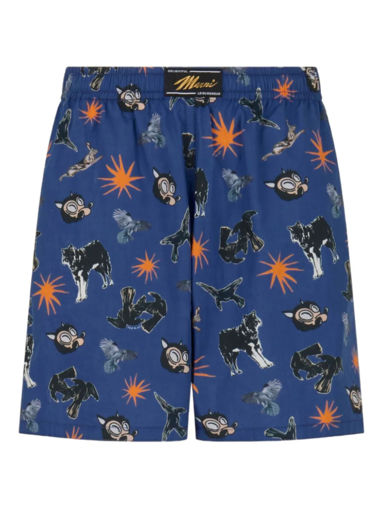 Шорты с графическим принтом Marni, синий
Шорты с графическим принтом Marni, синий
