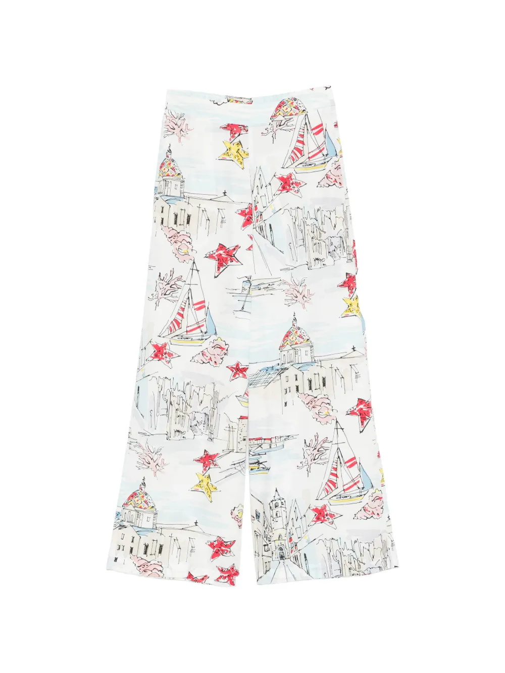 Брюки с узором Antonio Marras, белый
Брюки с узором Antonio Marras, белый