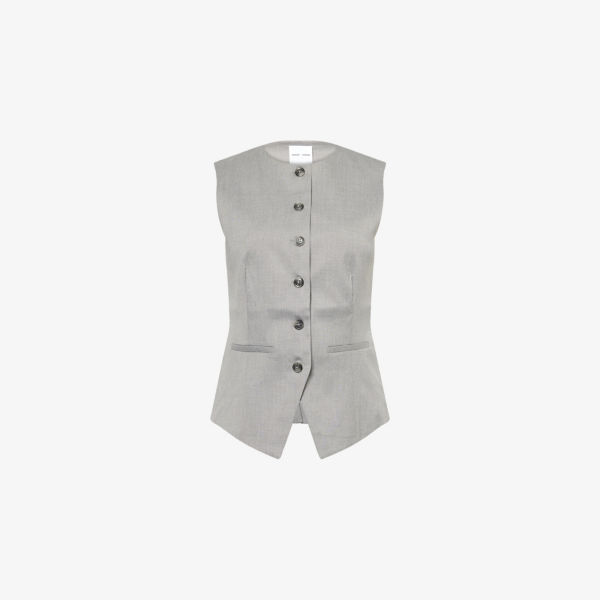 Жилет Samsoe Samsoe с круглым вырезом из эластичного трикотажа, серый
Жилет Samsoe Samsoe с круглым вырезом из эластичного трикотажа, серый