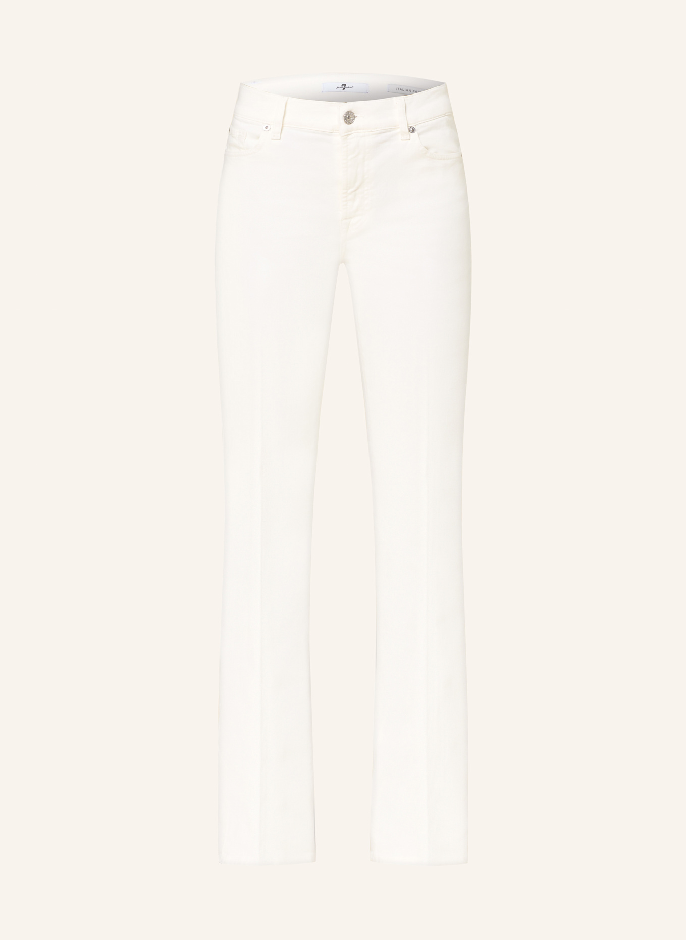 Джинсы Bootcut облачно-белые 7 For All Mankind, белый
Джинсы Bootcut облачно-белые 7 For All Mankind, белый