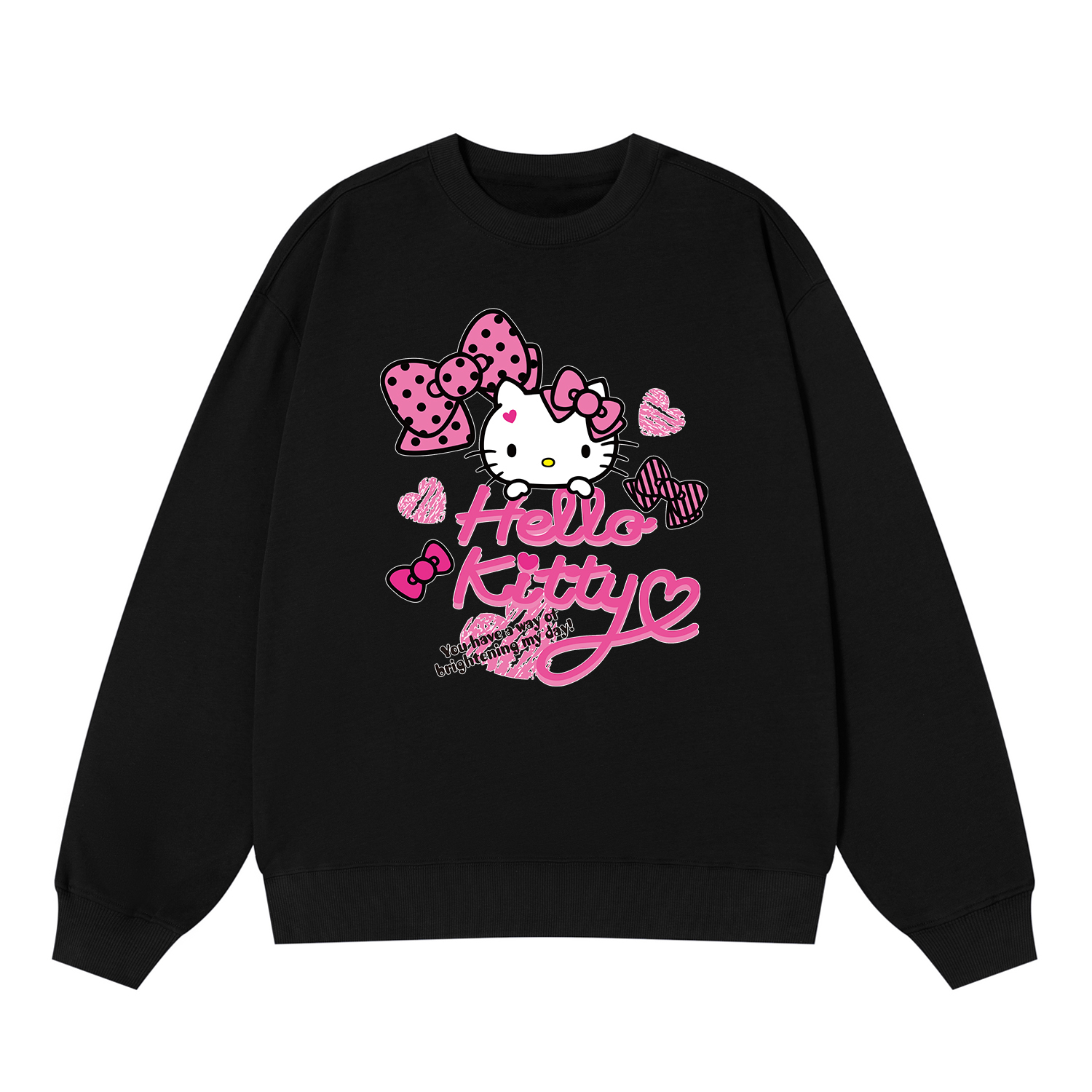 Hello Kitty Hello Kitty SS25 свитшот Unisex Sanrio, черный
Hello Kitty Hello Kitty SS25 свитшот Unisex Sanrio, черный